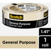 Scotch 1.41 x 60.1 Yd. General Purpose Painting Masking Tape 2050-36A 773042