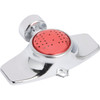 Best Garden Metal 15 Ft. x 30 Ft. Spot Stationary Sprinkler, Metallic & Pink 59045 713794