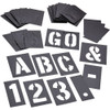 C.H. Hanson 3 In. Plastic Stencil Set (46 Piece) 10193 355550