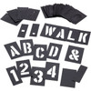 C.H. Hanson 2 In. Plastic Stencil Set (46 Piece)