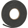 Do it Best 3-8 In. x 5-16 In. T x 10 Ft. L Black Rubber Foam Weatherstrip Tape R538HDB 265349