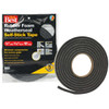 Do it Best 3/8 In. x 5/16 In. T x 10 Ft. L Black Rubber Foam Weatherstrip Tape