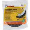 Frost King 3-4 In. W x 5-16 In. T x 10 Ft. L Black Rubber Foam Weatherstrip Tape R534H 265357