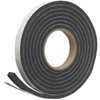 Frost King 3/4 In. W x 5/16 In. T x 10 Ft. L Black Rubber Foam Weatherstrip Tape