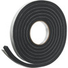 Frost King 3-4 In. W x 7-16 In. T x 10 Ft. L Black Rubber Foam Weatherstrip Tape R734H 265373