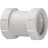 Keeney 1-1/2 In. White Polypropylene Straight Extension Coupling 46WK