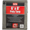 Do it Best Silver Woven 6 Ft. x 8 Ft. Heavy Duty Poly Tarp 768583