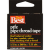 Do it Best 1-2 In. x 260 In. White Thread Seal Tape 17070-768 Pack of 24 417542