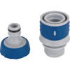 Best Garden 1 Male, 1 Female Poly Faucet Quick Connect Connector Set 503QC 723118