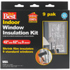 Do it Best 42 In. x 62 In. Indoor Shrink Film Window Kit (9-Pack) V73/9HDB