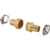 Best Garden 3/4 In. Brass Hose End Hose Mender GB9412-3/4+GB9411-3/4