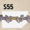 Oregon AdvanceCut 16 In. 55-Link 0.050 In. ga Chainsaw Chain S55 713838