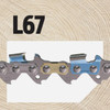 Oregon ControlCut 16 In. 67-Link Chainsaw Chain L67 752563