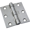National Hardware 2-1/2 In. Square Plain Steel Broad Door Hinge Pack of 10