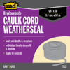 M-D 30' Gray Weatherstrip 71522 271225