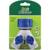 Best Garden Poly Y-Connector Double Hose Shutoff 37076 725451
