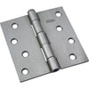 National Hardware 4 In. Square Plain Steel Broad Door Hinge N139-998 Pack of 5