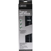 Do it Best 7-Outlet 1085J Black Multimedia with Coax Cable Surge Protector Strip