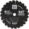 Do it Best 6-1-2 In. 24-Tooth Framing & Combination Circular Saw Blade QJDIB-CS-001 346519