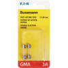 Bussmann 3A GMA Glass Tube Electronic Fuse (2-Pack) BP-GMA-3A 502664