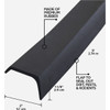 M-D Building Products 9 Ft. Black Rubber Garage Door Bottom Seal 03723 264660
