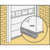 M-D Building Products 9 Ft. Black Rubber Garage Door Bottom Seal 03723 264660
