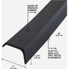 M-D Building Products 16 Ft. Black Rubber Garage Door Bottom Seal 03749 264679