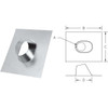 SELKIRK 5 In. RV Gas Vent Adjustable Roof Flashing 105825