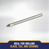 Irwin 3-16 In. x 6-1-4 In. Carbide Glass & Tile Drill Bit 50512 320593