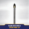 Irwin 1-4 In. x 6-1-4 In. Carbide Glass & Tile Drill Bit 50516 320600