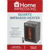 Home Impressions 1500W 120V Quartz Heater with Remote GD9215BD1 400377