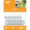 National Hardware #14 Zinc Large Screw Eye (12-Count) N119-131 218927