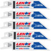 Lenox METALWOLF WAVE EDGE 4 In. 18 TPI Medium Metal Reciprocating Saw Blade