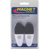 Master Magnetics 3-1-2 In. White Magnetic Clip (2-Pack) 07523 631744