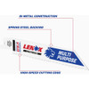 Lenox MULTIWOLF WAVE EDGE 6 In. 10 TPI Multi-Purpose Reciprocating Saw Blade 20561S610R 322059