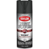 Krylon Rust Tough 12 Oz. Flat Alkyd Enamel Spray Paint, Black K09218008 770409