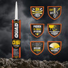 OSI QUAD 10 Oz. Window, Door & Siding Polymer Sealant, Black 1637190 793242