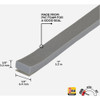M-D 1-4x1-8x17' Gr Foamtape 02238 264687