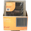 Selkirk 8 In. x 12 In. Brown Steel Floor Register 400B8X12R 441846