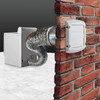 Dundas Jafine White Gas or Electric Dryer Vent Kit (4-Piece)