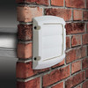Dundas Jafine ProVent 6 In. White Louvered Dryer Vent Hood BLH6WZW 273377