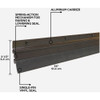 M-D Building Products 0.375 In. 36 In. Bronze Door Sweep 07153 287091