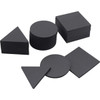 Master Magnetics Black Assorted Magnetic Shapes (30-Pack) 07257 318965
