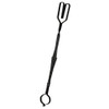 Home Impressions Rigid Steel 28 In. Black Fireplace Tongs FB-1002 410816