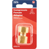 Do it 3-8 In. x 1-4 In. Brass Union Compression Adapter 458276 458276