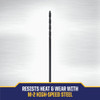 Irwin 5-32 In. x 6 In. M-2 Black Oxide Extended Length Drill Bit 66710 304247