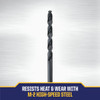 Irwin 3-8 In. x 6 In. M-2 Black Oxide Extended Length Drill Bit 66724 361127