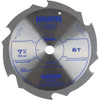 Irwin Classic Series 7-1/4 In. 6-Tooth Fiber Cement Circular Saw Blade 15702ZR