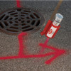 Krylon Mark-It 732408 Industrial WB Fluorescent Red Inverted Marking Paint 731308 780231