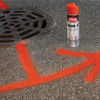 Krylon Mark-It 730708 Industrial SB Fluorescent Orange Inverted Marking Paint 774399